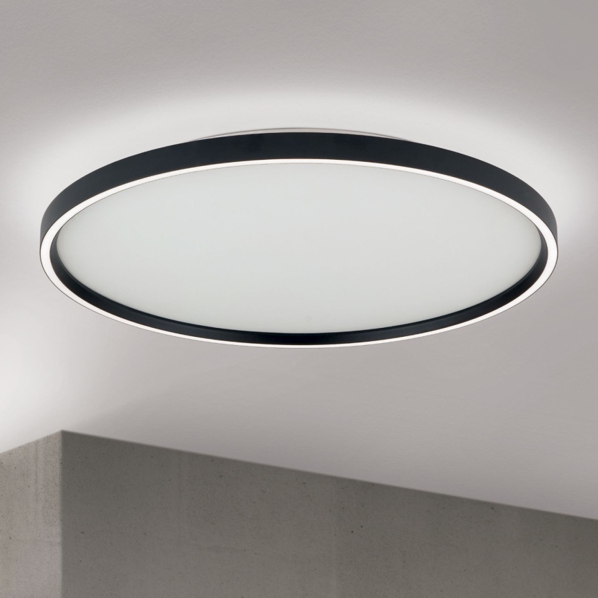 LED Stmívatelné stropní svítidlo MASCA LED/47W/230V 2700/3350/4000K pr. 60 cm černá