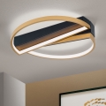 LED Stmívatelné stropní svítidlo OLGA LED/28W/230V zlatá/černá
