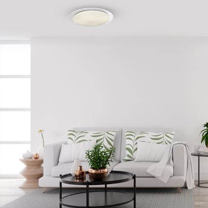 LED Stmívatelné stropní svítidlo ONTARIO LED/48W/230V 3000-6000K + dálkové ovládání