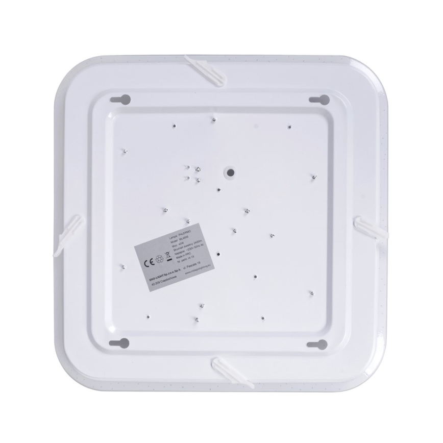 LED Stmívatelné stropní svítidlo PALERMO LED/40W/230V + dálkové ovládání 