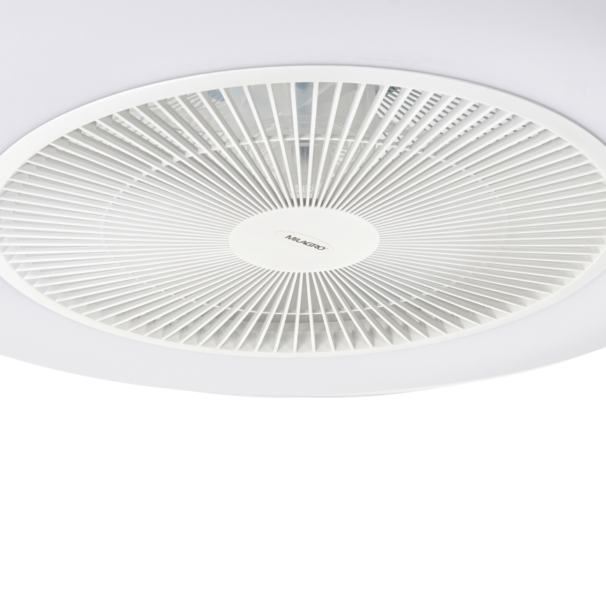 LED Stmívatelné stropní svítidlo s ventilátorem ARIA LED/38W/230V 3000-6000K bílá + dálkové ovládání
