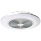 LED Stmívatelné stropní svítidlo s ventilátorem ARIA LED/38W/230V 3000-6000K stříbrná + dálkové ovládání
