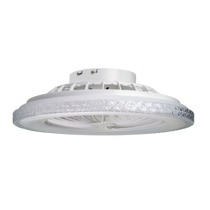 LED Stmívatelné stropní svítidlo s ventilátorem EGYPT LED/48W/230V 3000-6500K bílá + dálkové ovládání