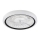 LED Stmívatelné stropní svítidlo s ventilátorem GEMMA LED/37W/230V bílá + dálkové ovládání