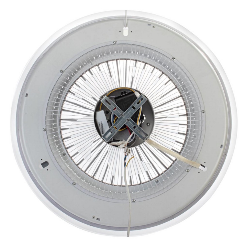 LED Stmívatelné stropní svítidlo s ventilátorem ZEPHYR LED/48W/230V 3000-6000K zlatá + dálkové ovládání