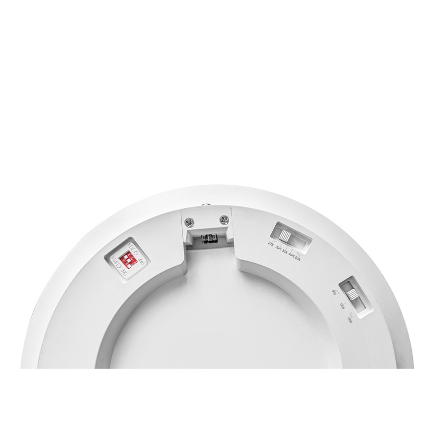LED Stmívatelné stropní svítidlo se senzorem pohybu a soumraku LED/6/12/18W/230V pr. 23 cm