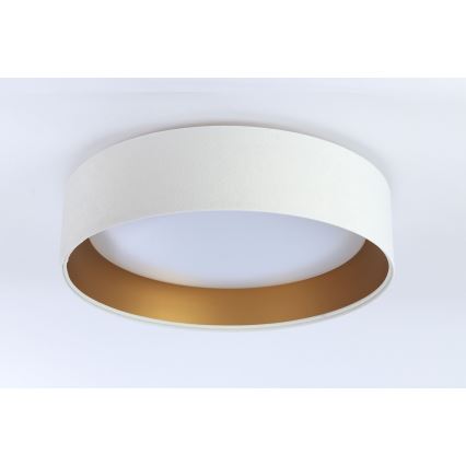LED Stmívatelné stropní svítidlo SMART GALAXY LED/24W/230V pr. 44 cm bílá/zlatá 3000-6500K + dálkové ovládání