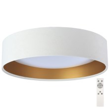 LED Stmívatelné stropní svítidlo SMART GALAXY LED/24W/230V pr. 44 cm bílá/zlatá 3000-6500K + dálkové ovládání