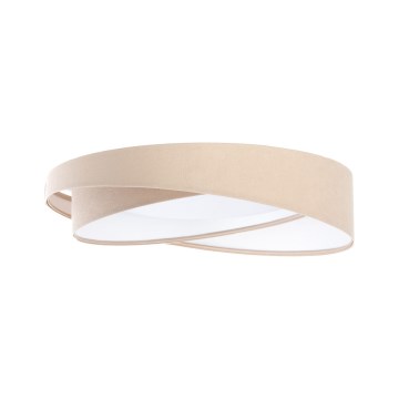 LED Stmívatelné stropní svítidlo SMART GALAXY MODERN LED/24W/230V 3000-6500K pr. 55 cm béžová/bílá + dálkové ovládání