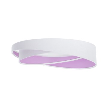 LED Stmívatelné stropní svítidlo SMART GALAXY MODERN LED/24W/230V 3000-6500K pr. 55 cm bílá/fialová + dálkové ovládání