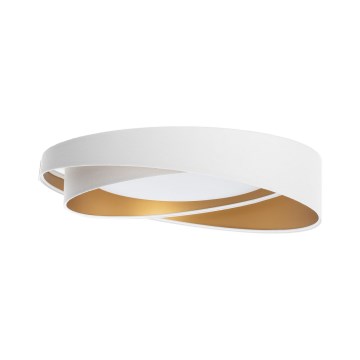 LED Stmívatelné stropní svítidlo SMART GALAXY MODERN LED/24W/230V 3000-6500K pr. 55 cm bílá/zlatá + dálkové ovládání