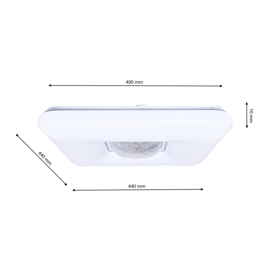 LED Stmívatelné stropní svítidlo YAX LED/24W/230V + dálkové ovládání