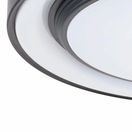 LED Stmívatelné koupelnové stropní svítidlo ZYGMUNT LED/48W/230V pr. 38,5 cm 3000-6000K IP44 + dálkové ovládání