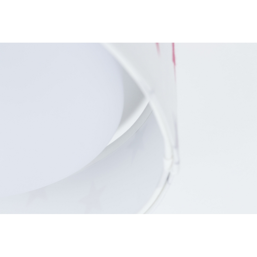 LED Stmívatelné dětské stropní svítidlo SMART GALAXY KIDS LED/24W/230V 3000-6500K hvězdičky bílá/růžová/šedá + dálkové ovládání