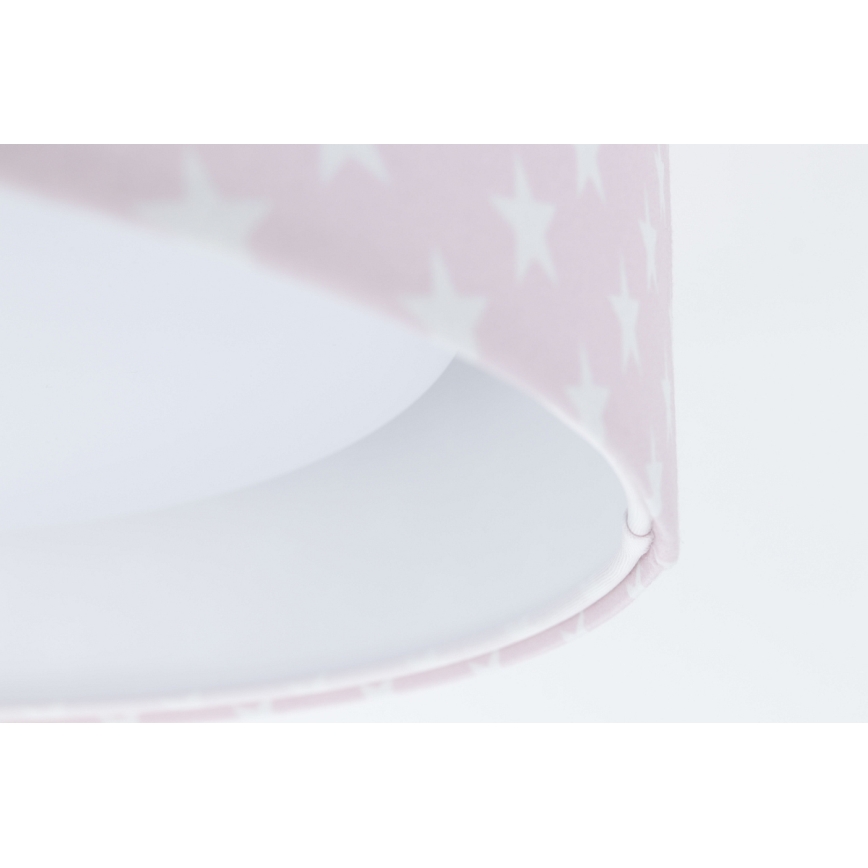 LED Stmívatelné dětské stropní svítidlo SMART GALAXY KIDS LED/24W/230V 3000-6500K hvězdičky růžová/bílá + dálkové ovládání