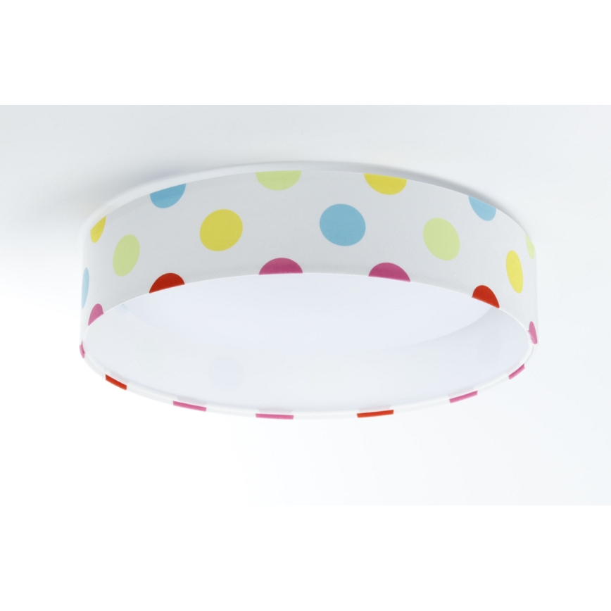 LED Stmívatelné dětské stropní svítidlo SMART GALAXY KIDS LED/24W/230V 3000-6500K puntíky pestrobarevná + dálkové ovládání