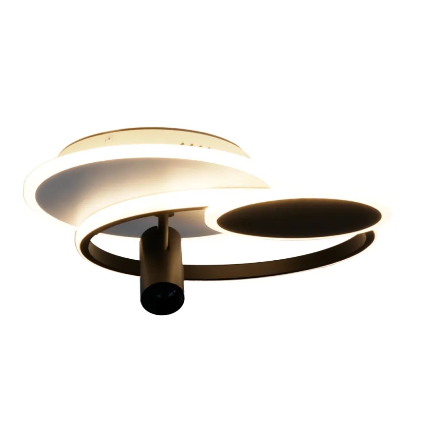 LED Stmívatelné stropní svítidlo LED/65W/230V 3000-6500K bílá/černá + dálkové ovládání