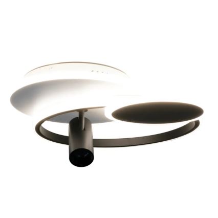LED Stmívatelné stropní svítidlo LED/65W/230V 3000-6500K bílá/černá + dálkové ovládání