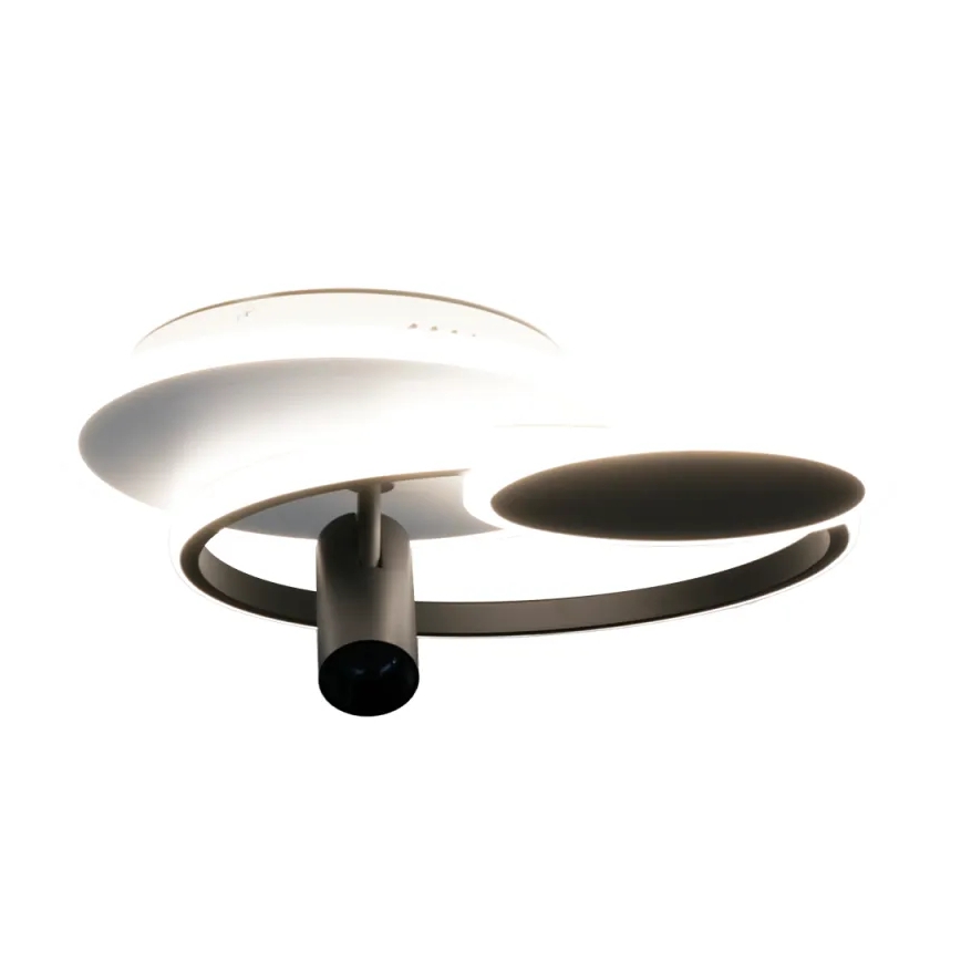 LED Stmívatelné stropní svítidlo LED/65W/230V 3000-6500K bílá/černá + dálkové ovládání