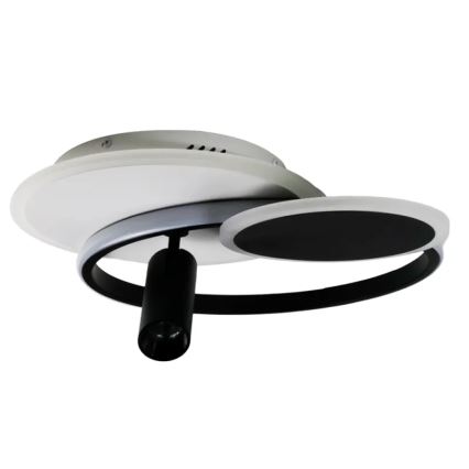 LED Stmívatelné stropní svítidlo LED/65W/230V 3000-6500K bílá/černá + dálkové ovládání