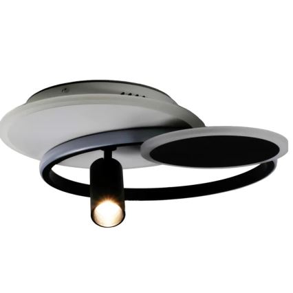 LED Stmívatelné stropní svítidlo LED/65W/230V 3000-6500K bílá/černá + dálkové ovládání
