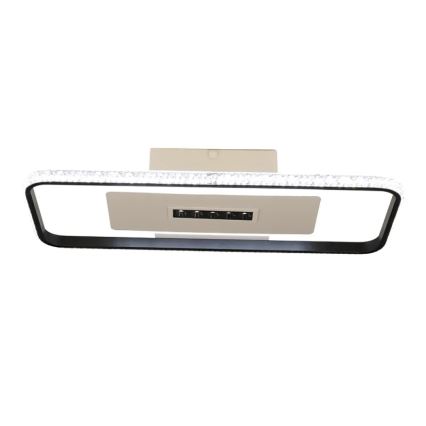 LED Stmívatelné stropní svítidlo LED/75W/230V 3000-6500K bílá/černá + dálkové ovládání
