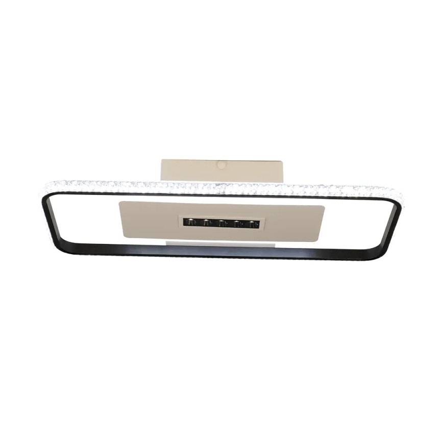 LED Stmívatelné stropní svítidlo LED/75W/230V 3000-6500K bílá/černá + dálkové ovládání