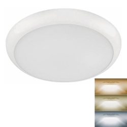 LED Stmívatelné venkovní stropní svítidlo se senzorem LED/20W/230V 3000-6000K IP65 bílá