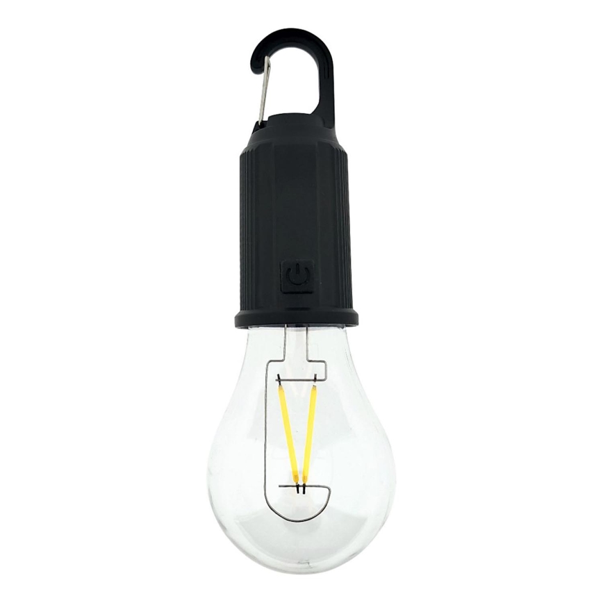 LED Stmívatelné venkovní závěsné nabíjecí svítidlo LED/3W/5V 400 mAh IP44