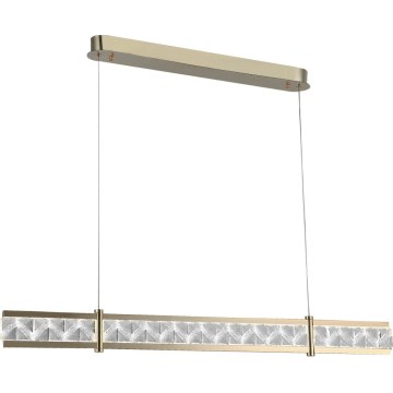 LED Stmívatelný křišťálový lustr na lanku ENRIQUE LED/20W//230V 3000-6000K + dálkové ovládání
