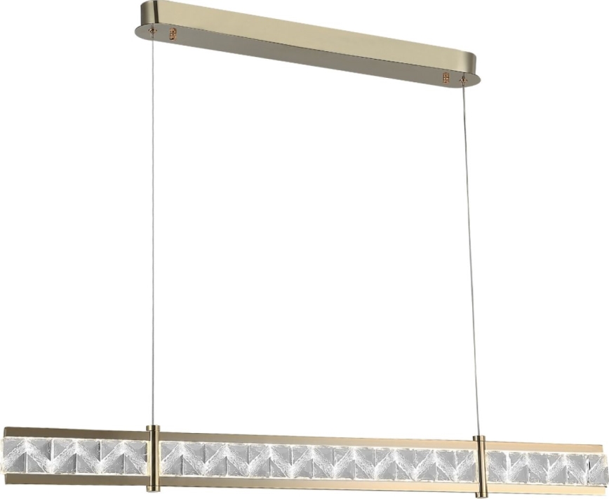 LED Stmívatelný křišťálový lustr na lanku ENRIQUE LED/20W//230V 3000-6000K + dálkové ovládání