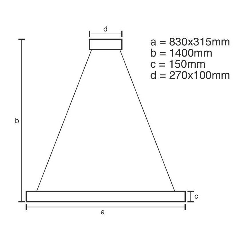 LED Stmívatelný křišťálový lustr na lanku LED/45W/230V 3000-6500K + dálkové ovládání