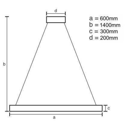 LED Stmívatelný křišťálový lustr na lanku LED/80W/230V 3000-6500K + dálkové ovládání