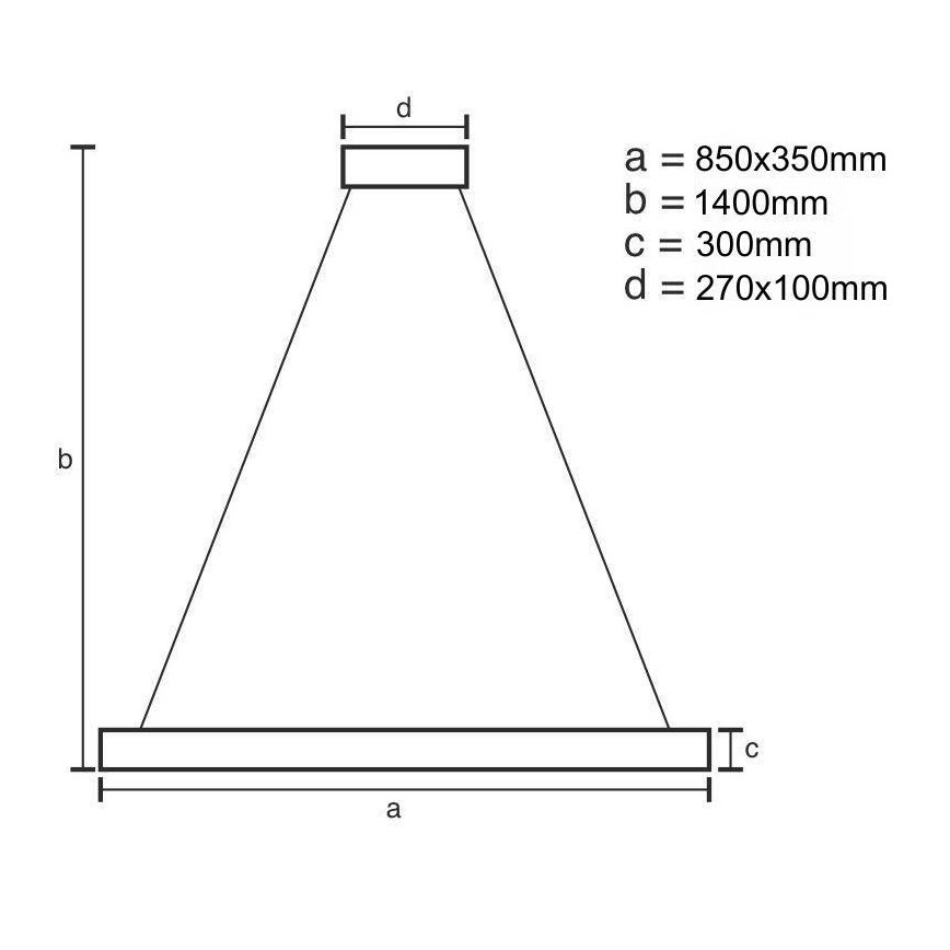 LED Stmívatelný křišťálový lustr na lanku LED/90W/230V 3000-6500K + dálkové ovládání
