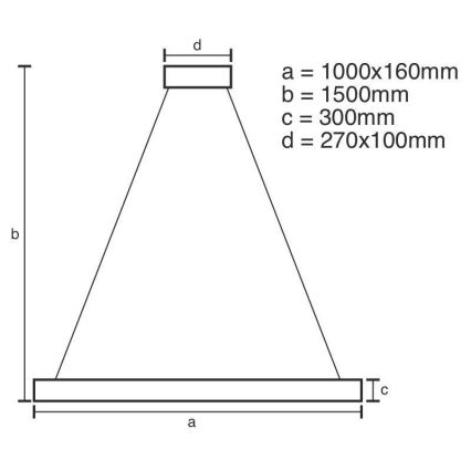 LED Stmívatelný křišťálový lustr na lanku LED/95W/230V 3000-6500K + dálkové ovládání