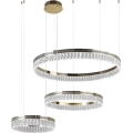 LED Stmívatelný křišťálový lustr na lanku THALIA LED/120W/230V 3000-6000K + dálkové ovládání