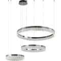 LED Stmívatelný křišťálový lustr na lanku THALIA LED/120W/230V 3000-6000K + dálkové ovládání