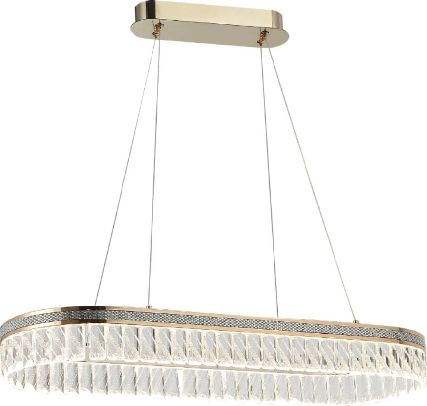 LED Stmívatelný křišťálový lustr na lanku THALIA LED/50W/230V 3000-6000K + dálkové ovládání