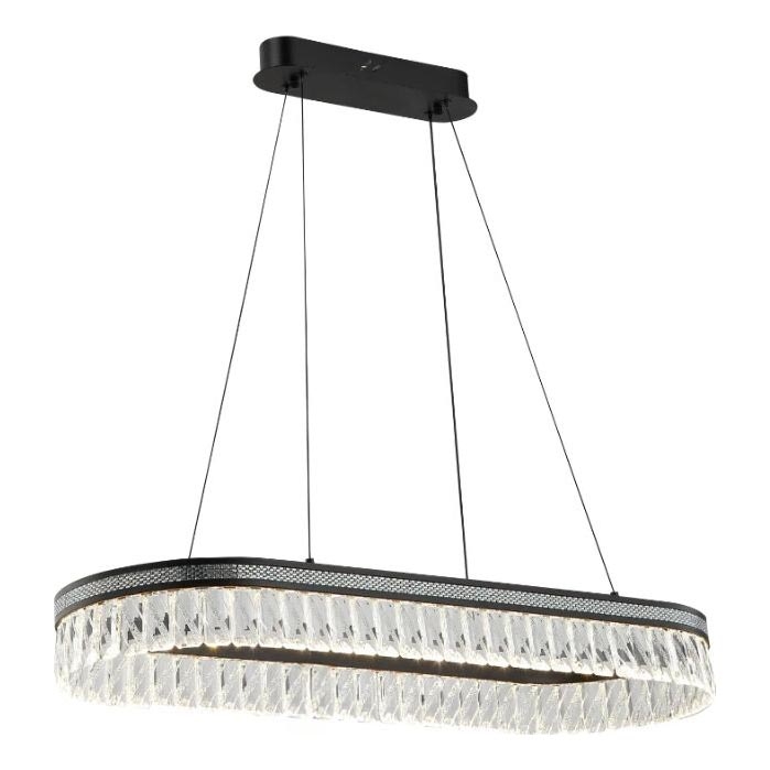 LED Stmívatelný křišťálový lustr na lanku THALIA LED/50W/230V 3000-6000K + dálkové ovládání