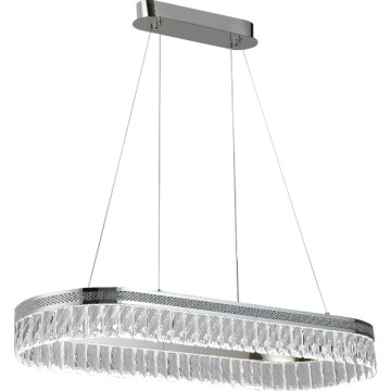 LED Stmívatelný křišťálový lustr na lanku THALIA LED/50W/230V 3000-6000K + dálkové ovládání