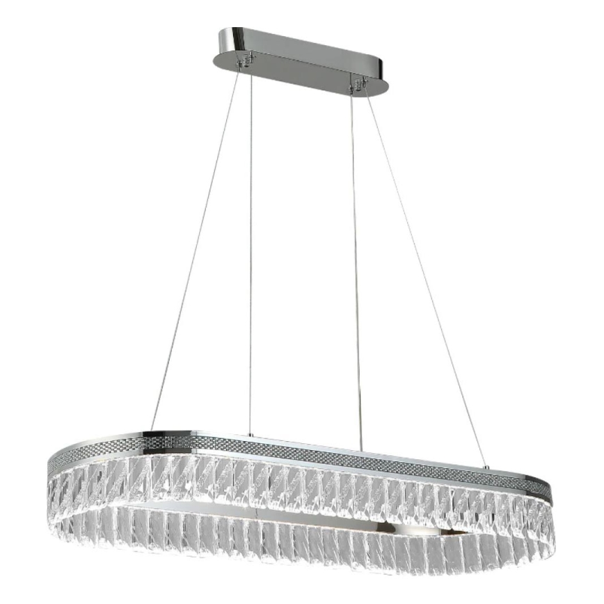 LED Stmívatelný křišťálový lustr na lanku THALIA LED/50W/230V 3000-6000K + dálkové ovládání