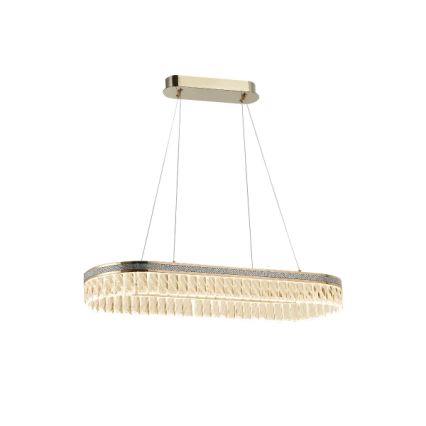 LED Stmívatelný křišťálový lustr na lanku THALIA LED/50W/230V 3000-6000K + dálkové ovládání