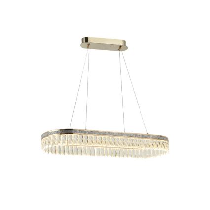 LED Stmívatelný křišťálový lustr na lanku THALIA LED/50W/230V 3000-6000K + dálkové ovládání