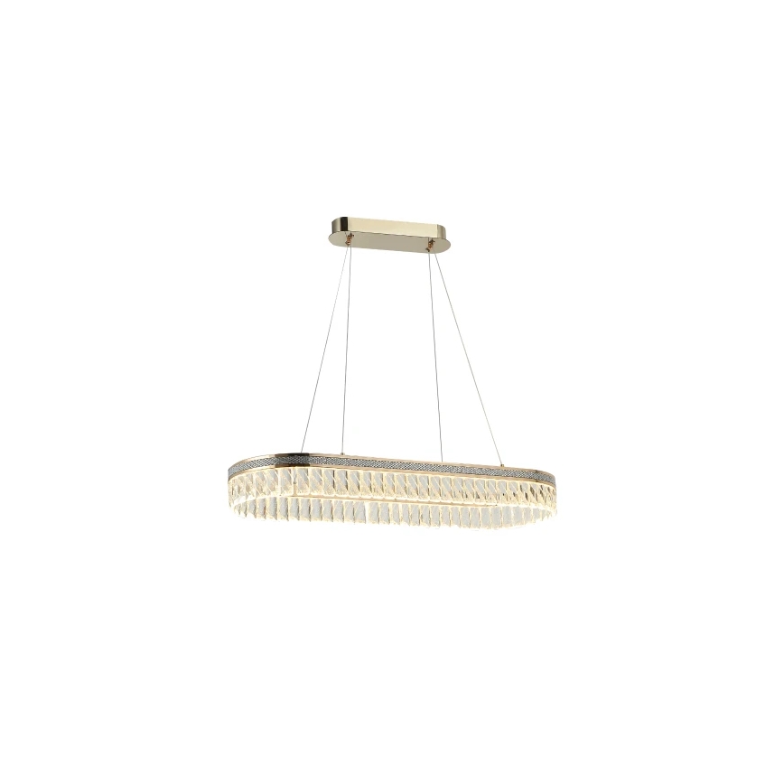 LED Stmívatelný křišťálový lustr na lanku THALIA LED/50W/230V 3000-6000K + dálkové ovládání