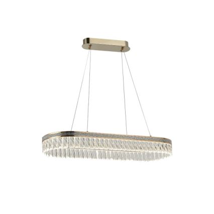LED Stmívatelný křišťálový lustr na lanku THALIA LED/50W/230V 3000-6000K + dálkové ovládání