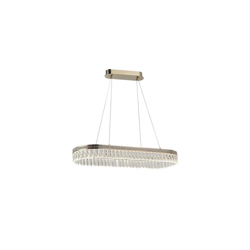 LED Stmívatelný křišťálový lustr na lanku THALIA LED/50W/230V 3000-6000K + dálkové ovládání