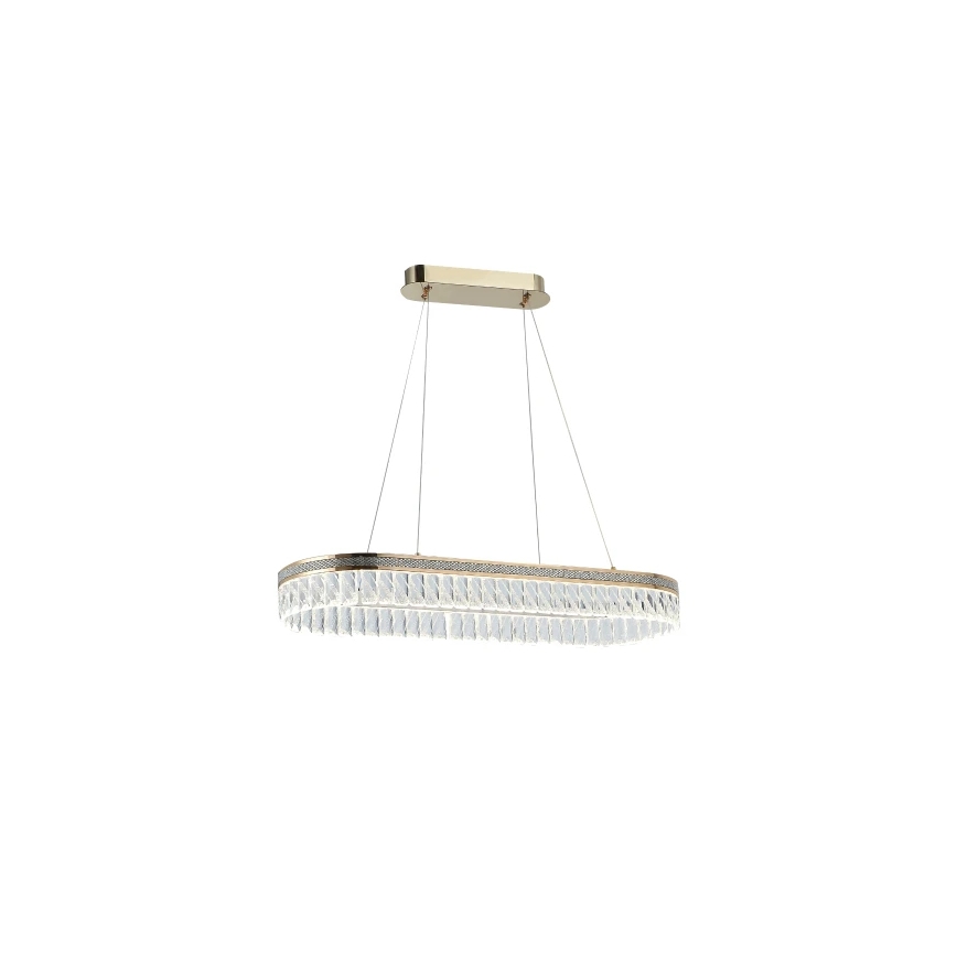 LED Stmívatelný křišťálový lustr na lanku THALIA LED/50W/230V 3000-6000K + dálkové ovládání