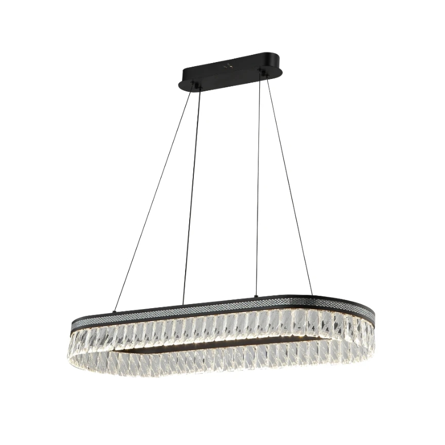 LED Stmívatelný křišťálový lustr na lanku THALIA LED/50W/230V 3000-6000K + dálkové ovládání