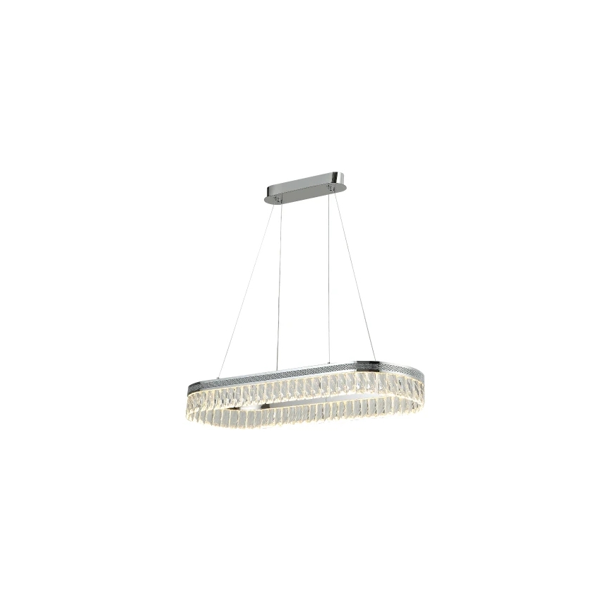 LED Stmívatelný křišťálový lustr na lanku THALIA LED/50W/230V 3000-6000K + dálkové ovládání