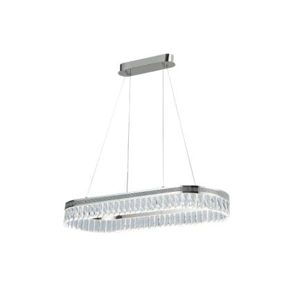 LED Stmívatelný křišťálový lustr na lanku THALIA LED/50W/230V 3000-6000K + dálkové ovládání